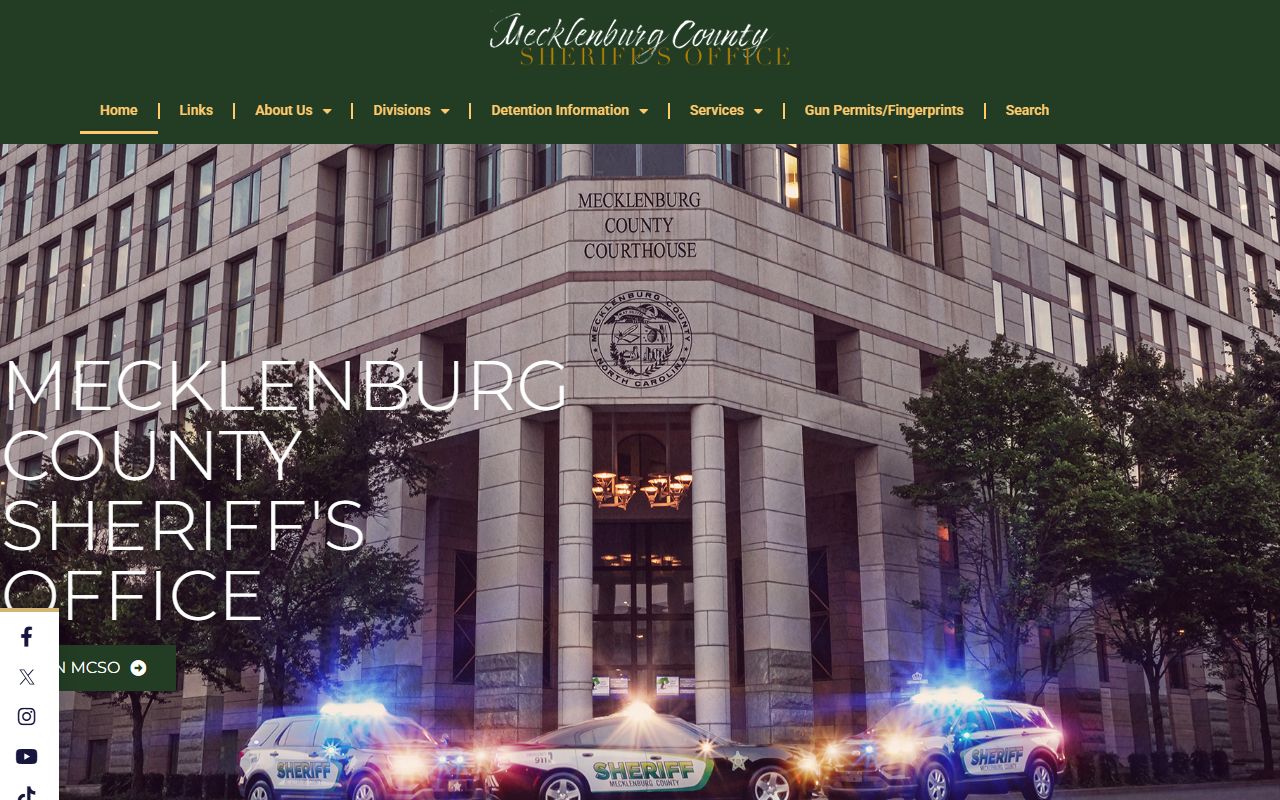 Huntersville phone directory Mecklenburg County sheriff information